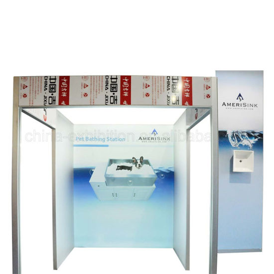 Cabines de exibição modulares de cabine verde e ambientalmente padrão 3X3 em alumínio